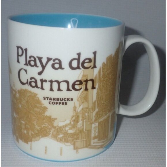 Starbucks Coffee Mug Collectors Series Playa Del Carmen Global Icon City‎ 2009 - Picture 1 of 7